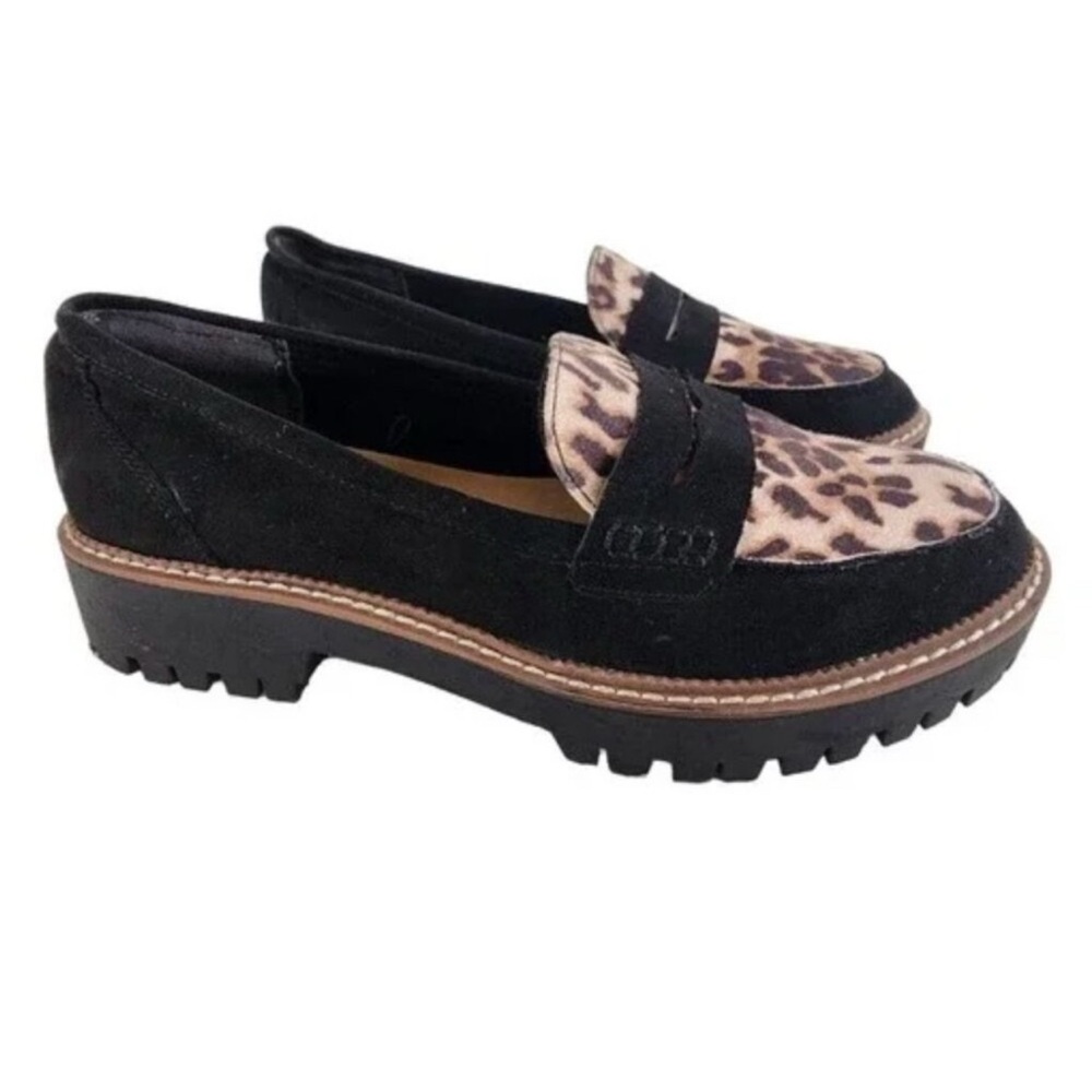 Jellypop Paris Black Multi Suede Shoes - Size 7.5M